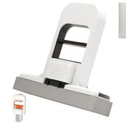 Mini Foldable Desktop Mop, Portable Self Squeeze Short Mop, Mini Sponge Mops, for Small Spaces, Bathroom, Kitchen, Desktop, Glass, Living Room (Gray)