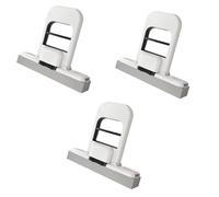 Mini Foldable Desktop Mop, Portable Self-Squeeze Sponge Mop, Reusable Absorbent Wet and Dry Use Cleaning System Small Cotton Mops for Bathroom Kitchen Desktop Glass Car (Black 3PCS)