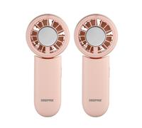 Mini Foldable Portable USB Fan for Travel Camping 8Hr Run Time Geepas Pink One Size