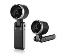 Mini Foldable Turbo Fan with 12 hour battery life, 180-Degree Adjustable Head, Portable Clip-On Design, Digital Display