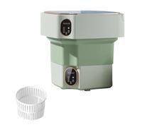 Mini Foldable Washing Machine 12X12X13in Portable Washer 17L Capacity Convenience And Efficiency For Camping, Travelling, Apartment & Tiny Spaces(Green)