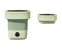 Mini Foldable Washing Machine for Home, Dormitory, Students, Single Person, and Babies (Green)