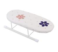 Mini Folding Ironing Board Accessory for Tabletop Home Use White
