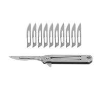 Mini Folding Keychain Knife Outdoor Stainless Steel Quick Opening Utility Knife Portable Package Opener Knife