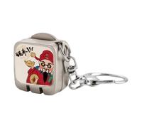 Mini Folding Nail Clippers Keychain - 3x3x1.5cm 45g | Pocket Pendant Compact, Precise Nail Cutting, Indoor & Outdoor Use for Home Travel and Children's