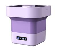 Mini Folding Washing Machine, 10L Large Capacity, Full Time Direct Drive Frequency Conversion, 360° Three-dimensional Soft Washing Without Blind Area, One Button Start, Durable and Efficient