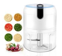 Mini Food Chopper Electric -Baby Blender,USB Charging Portable Vegetable Chopper Shredder with 3 Sharp Blades Grinder,Suitable for Onions Garlic Peppers Carrots Fruits,Kitchen Gadget