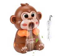 Mini Food Cooler Fan - Fast Cooling Adjustable and Cute | Monkey Shape Hot Beverage Cooler - For Coffee Tea Milk Water Hot Drinks Outdoor Kitchen