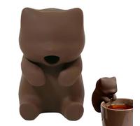 Mini Food Cooling Fan - Rechargeable Cat-Shaped Hot Drinks Cooler, Adjustable Speed, Portable Airflow Device For Quick Meal Cooling, For Coffee Tea Desserts Soups Snacks And Kitchen Prep