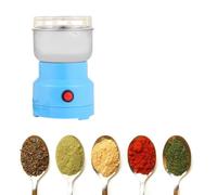 Mini Food Grinder 550ml Metal Plastic Blue Compact Body