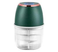 Mini Food Processor 350ml Compact Kitchen Chopper Efficient Vegetable Meat Grinder Quick Prep Garlic Onion Mincer Function For Fruits (Green, 13.5X9.2cm)