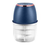 Mini Food Processor 350ml Compact Kitchen Chopper Efficient Vegetable Meat Grinder Quick Prep Garlic Onion Mincer Function For Fruits (Blue, 13.5X9.2cm)