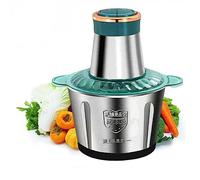Mini Food Processors, Electric Food Chopper with Stainless Steel Bowl for Meat, Vegetables, Fruits and Nuts (2L)