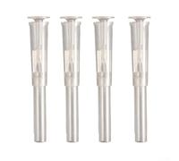 Mini Fountain Nozzles 4 Pack Featuring Mushroom Pump for Garden and For Pond Water Features to Improve Water Movement and Ambiance (Transparent)