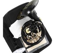 Mini French Horn In Black Lacquer Bb Key Includes Case And Mouthpiece Professional French Horn