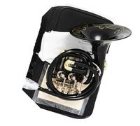 Mini French Horn In Black Lacquer Bb Key Includes Case Professional French Horn