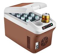 Mini Fridge 15L Car Refrigerator, Portable Small Refrigerator, 12V/24V Car Refrigerator, Mini Electric Cooler, for Travel Fishing Outdoor and Home Use,220V