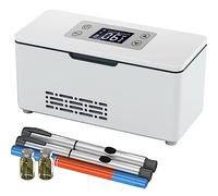 Mini Fridge 2-8℃ medicine refrigerator insulin travel cooler home medical cooling box medication car fridge diabetic supplies storage case w led display,Triplebattery