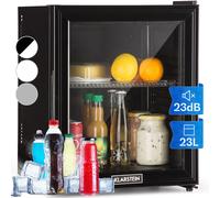 Mini Fridge 24 L Table Top Fridge for Bedroom Portable Beer Fridge Glass Door [EEK: E]