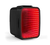 Mini Fridge, 4 Litre/6 Can Small Fridge with Dimmable LED Light, AC/DC Portable Mini Cooler and Warmer, Gaming Fridge for Bedroom, Office, Games Room and Car Great Gift for Teens