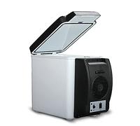 Mini Fridge Car Refrigerators,12v/220v, 6 Liter Portable Cooler and Warmer Personal Fridge for Skin Care, Cosmetics Food Great for Bedroom Office Car Dorm 32.5 * 18 * 27c