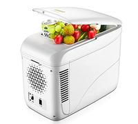 Mini Fridge Car Refrigerators, 9litren Mini Portable Cooler Warmer for Drinks Cosmetics/makeup/skincare12v Power Retro Style Black for Bedroom Home Caravan Car Low Noise a