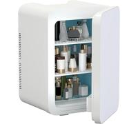Mini Fridge for Bedrooms Cans, Powered Quiet Mode, Small Skincare Portable Beauty Fridge for Cosmetic, Office or Car
