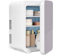 Mini Fridge for Bedrooms Cans, Powered Quiet Mode, Small Skincare Portable Beauty Fridge for Cosmetic, Office or Car