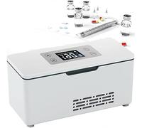 Mini Fridge Insulin cooler for diabetic insulin pens 2-8℃ intelligent temperature medication refrigerator medical fridge cooler car refrigerator travel case,Doublebattery