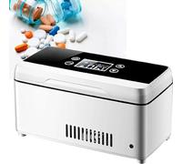 Mini Fridge Insulin Cooler Medicine Refrigerated Box Insulin Fridge Portable Reefer Car Mini Refrigerator Medication Cooler for People with Diabetes