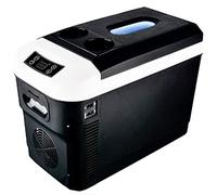 Mini Fridge Insulin refrigerated box 12v / 24v / 220v portable freezer fridge cooler, 10 liter dual-core refrigeration compact refrigerator, for car, truck, home,15L