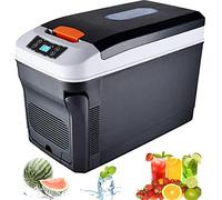 Mini Fridge Insulin refrigerated box 12v / 24v / 220v portable freezer fridge cooler, 10 liter dual-core refrigeration compact refrigerator, for car, truck, home,35L