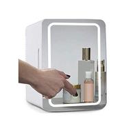 Mini Fridge Portable Cosmetic Skincare Refrigerator 2 in 1 Makeup Mirror Skincare Fridge with LED Light 8 Liter for Makeup And Skin Care Home Bar Bedroom Office