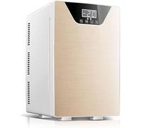 Mini Fridge Portable DC 12V / AC 220-240V Cooler & Warmer with Three-Core Cooling System for Skin Care, Cosmetics, Food - 20L Capacity