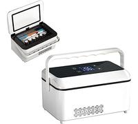 Mini Fridge Portable insulin fridge medical cooler, small travel box for medication insulin refrigerator drug cooler suitable for diabetic interferon medicine storage,triplebattery