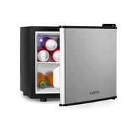Mini Fridge Portable Refrigerator Drinks Cooler Bar Hotel Kitchen 17L 50W Silver [EEK: G]