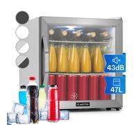 Beersafe L Crystal White Refrigerator 47 litres 2 shelves Panoramic glass door Stainless steel