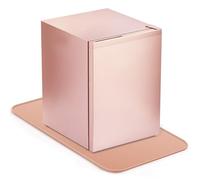 Mini Fridge Silicone Mat with Convex Edge -13.0" x 9.0" -Mini Personal Fridge Cooler Mat Prevents Appliance Leaks and Spills, Providing The Ultimate Floor Protection for Appliances Pink