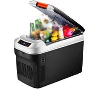 Mini Fridge Small refrigerator Car Refrigerator Mini Drinks Fridge Noiseless Minibar Refrigerator Dual-core Refrigeration