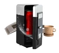 Mini Fridge - USB Powered Compact Table Top Fridge | Silent Skin Care Personal Cooler and Warmer | Versatile Small Storage Appliance for Skincare, Snacks, Beverages