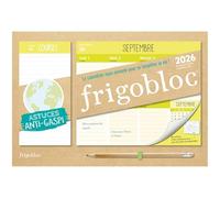 Mini Frigobloc Hebdomadaire 2026 Anti-Gaspi (de sept. 2025 à déc. 2026): De septembre 2025 à décembre 2026