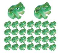 Mini Frogs 30PCS Miniature Frogs Moss Landscape Ornaments Green Mini Resin Fairy Garden Animals Figurines for Dashboard Decorative Ornament Little