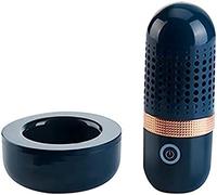 Mini Fruit Vegetable Washing Machine Portable Ultrasonic Rice Meat IPX7 Waterproof Capsule Shape Mini Multifunctional Dish Washing Cleaner Household Disinfecting Kitchen Utensils,Blue,Pleasant63