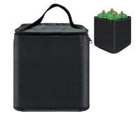 Mini Fuel Cylinder Storage Bag,for 4-Pack Refillable 1LB Empty Propane Cylinder Tank Cover,Gas Tank Protective bag,600D Oxford Fabric,Mini Tank Accessories,for Outdoor Camping,Cooking,Travel