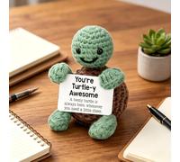 Mini Funny Turtle Easter Basket Essentials Stuffers for Teens Easter Gifts for Girls Boys Friends, Birthday Gifts for Women Men Mothers Day Graduation Teacher Appreciation, Positive Emotional Turtle