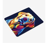 Mini Gaming Mouse Pad 24x20cm, Navy Blue Mouse Mat Colorful Desk Mat, Soft Smooth Waterproof Surface, Anti-Slip Rubber Base Mousepad, Stitched Edges Desk Pad, Portable Office PC Accessories S0-1410
