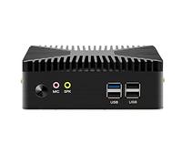 Mini Gaming PC Plug&Play, J1800 2THDD 4G Ram Retro Portable DC 12V HD Graphics Black Solid Mini Gaming PC