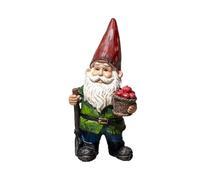 Mini Garden Gnome Ornaments 7x15x5cm Resin Mini Dwarf Outdoor Colourful Man Figurines (Thomas The Gnome)