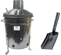 Mini Garden Incinerator Small 15L Rubbish Waste Paper Document Burning Fire Bin + FREE Mini Shovel