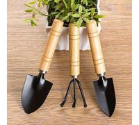 Mini Garden Tool Set 3 Pcs Hand Planting Tools Small Shovel/Rake/Spade Succulent Tools for Gardening Life Kids Indoor Small Plants Mini Medium Plant Tool Succulent Kit